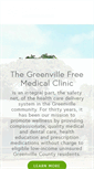 Mobile Screenshot of greenvillefreeclinic.org